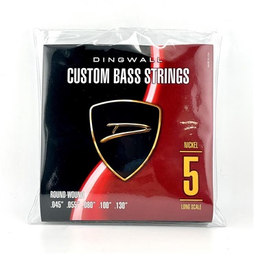 DINGWALL CUSTOM BASS STRINGS [NICKEL 5ST] SET ROUND-WOUND .045-.130