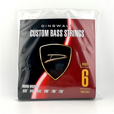 DINGWALL CUSTOM BASS STRINGS [NICKEL 6ST] SET ROUND-WOUND .030-.130