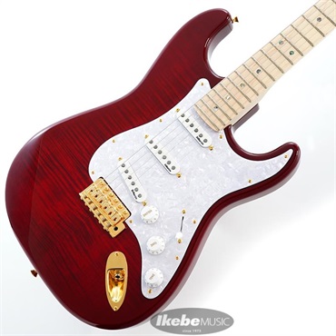 Fender (Japan Exclusive Series) Ritchie Kotzen Strat SSS (Transparent Red Burst)