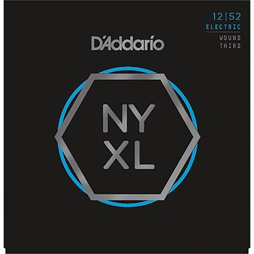 D’Addario NYXL Series Electric Guitar Strings [NYXL1252W Light Wound 3rd， 012-052]