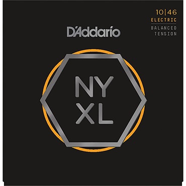 D’Addario NYXL Series Electric Guitar Strings Balanced Tension [NYXL1046BT Regular Light， 010-046]