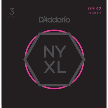 D’Addario NYXL Series Electric Guitar Strings NYXL0942-3P［3セットパック］
