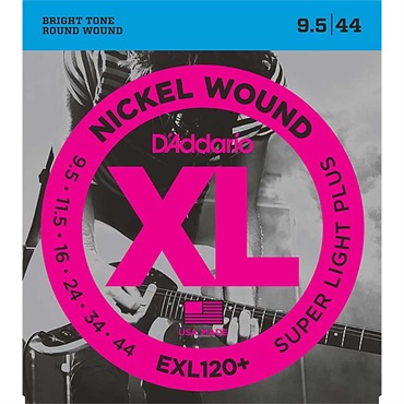 D’Addario XL Nickel Electric Guitar Strings EXL120+ (Super Light Plus/095-44)