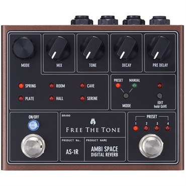 Free The Tone AS-1R [AMBI SPACE DIGITAL REVERB]（フリーザトーン）リバーブ