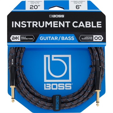 BOSS 【夏のボーナスセール】 Instrument Cable BIC-20 [6m/ストレート型-ストレート型]