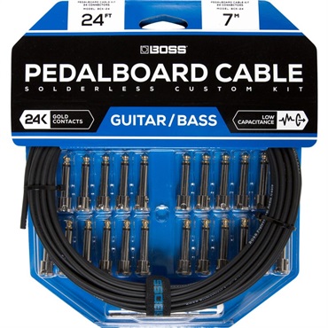 BOSS BCK-24 『Pedalboard cable kit， 24connectors， 7.3m』～ソルダーレスケーブル～