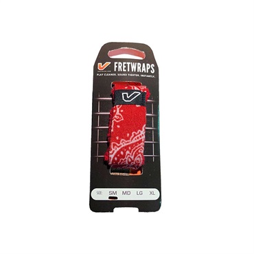 FretWraps FW1-BNR-SM （バンダナ/レッド/Small）
