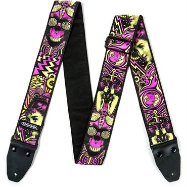 Dunlop (Jim Dunlop) I Love Dust Jacquard Straps Smoking Moon (ILD06)