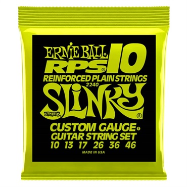 ERNIE BALL 【夏のボーナスセール】 Regular Slinky RPS Nickel Wound Electric Guitar Strings #2240
