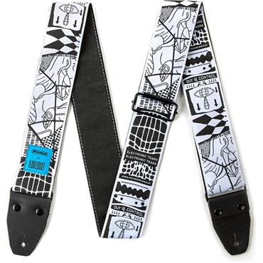 Dunlop (Jim Dunlop) 【生産完了モデル】I Love Dust Jacquard Straps Electronic Tears (ILD07)
