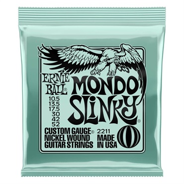ERNIE BALL Mondo Slinky Nickel Wound Electric Guitar Strings 10.5-52 #2211