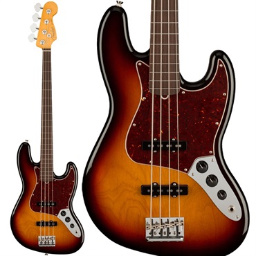 Fender USA American Professional II Jazz Bass FRETLESS (3-Color Sunburst/Rosewood) 【生産完了品】 【The Spring Summer 2026 Campaign】