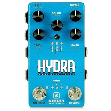 keeley HYDRA Stereo Reverb & Tremolo（キーリー）リバーブ　トレモロ