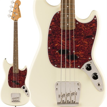 Squier by Fender 【入荷待ち、ご予約受付中】 Classic Vibe '60s Mustang Bass (Olympic White)