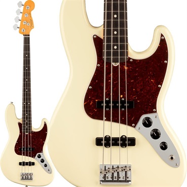American Professional II Jazz Bass (Olympic White/Rosewood) 【生産完了品】【The Spring Summer 2026 Campaign】
