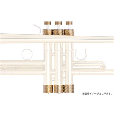 KGU brass ケージーユー ブラス / トリムキット GRID Raw Brass Bach トランペット用