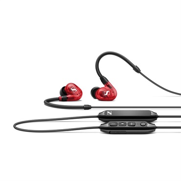 【夏先取り大特価セール】IE 100 PRO WIRELESS RED(Bluetooth・ワイヤレスイヤフォン)(有線イヤホン接続用・ストレートケーブル1.3ｍ付属)(レッド)(ゼンハイザー)
