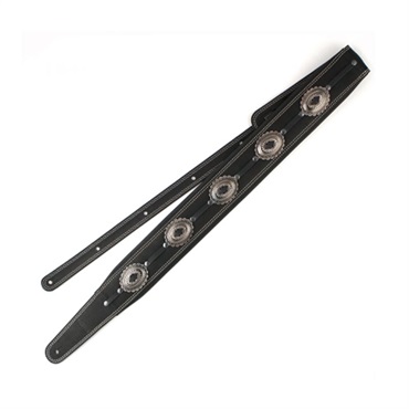 Richter Straps #1544 Springbreak I Concho [Black/Nickel]