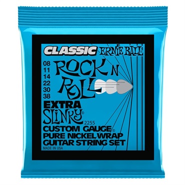 ERNIE BALL 【夏のボーナスセール】 Extra Slinky Classic Rock n Roll Pure Nickel Wrap Electric Guitar Strings #2255
