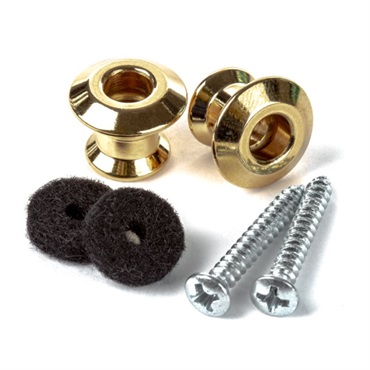 STRAPLOK DUAL DESIGN STRAP BUTTON SETS GOLD [2PSLS034G]