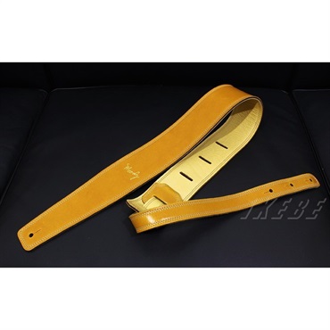 Moody Handmade Leather Straps Leather & Leather Series 2.5inch Standard Tail 【 Camel / Cream】