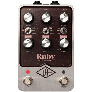 【夏先取り大特価セール】【特別価格プロモーション】UAFX Ruby '63 Top Boost Amplifier（ユニバーサルオーディオ）プリアンプ