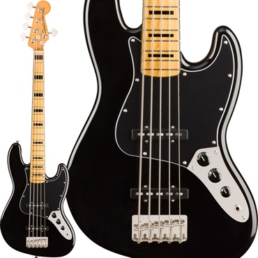 Squier by Fender Classic Vibe '70s Jazz Bass V Maple Fingerboard (Black)【値上げ前旧価格品】