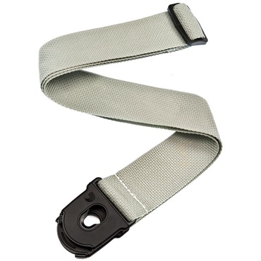 PLANET WAVES PWSPL205 Polypropylene Guitar Strap PLANET LOCK (Silver)