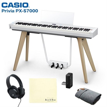 (セルフ組立・玄関先お渡し) Privia PX-S7000WE ホワイト カシオ プリヴィア (特典：練習用ヘッドホン＆お手入れクロス付き！) 電子ピアノ デジタルピアノ プリビア (※配送事項要ご確認) (代引き不可)