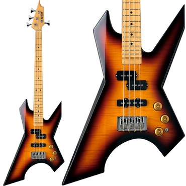 Killer KB-IMPULSS FLAME TOP 17 (3 Tone Sunburst/Short Scale)