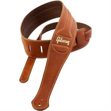 Gibson 【夏のボーナスセール】 The Classic Leather Guitar Strap (Brown) [ASCL-BRN]