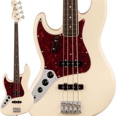 【入荷待ち、ご予約受付中】 American Vintage II 1966 Jazz Bass Left-Hand (Olympic White/Rosewood) 【The Spring Summer 2026 Campaign】