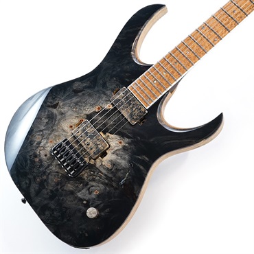 MAYONES 40th Anniversary Buckeye Burl Series Duvell Elite 6 (Trans Natural Fade Black Burst Out/Gloss) [Mayones 40th Anniversary Model]