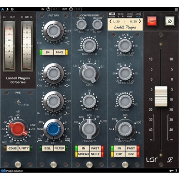 Plugin Alliance 【PABX May Sale 2026！】Lindell Audio 80 Series(オンライン納品)(2時間以内に納品)