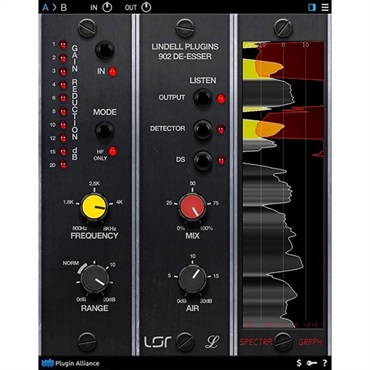 Plugin Alliance 【PABX May Sale 2026！】Lindell Audio 902 De-Esser(オンライン納品)(2時間以内に納品)