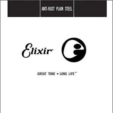 ELIXIR 13009 Anti-Rust Plain Steel String (Single/.009)