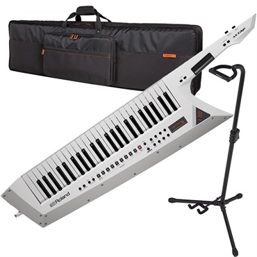 AX-EDGE-W【ホワイト】+専用スタンドST-AX2+専用キャリングバッグCB-BAXセット Keytar ローランド キーター ショルダーキーボード ショルキー ステージ