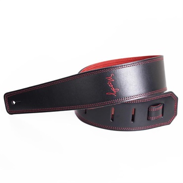 Moody Leather-Suede 2.5inch Standard Tail [Black-Red]