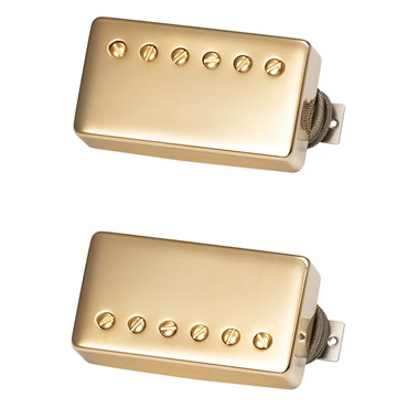 Gibson 【夏先取り大特価セール】Custombucker (Matched Set，Double Black，True Historic Gold Covers，2-Conductor，Unpotted，Alnico III) [Historic Collection / PUCBDBGC2-SET]