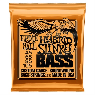 ERNIE BALL Round Wound Bass Strings/#2833 HYBRiD SLiNKY