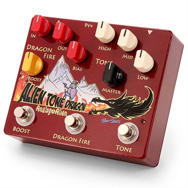 Analog Alien 【WEB限定在庫処分セール】 ALIEN TONE DRAGON （アナログ エイリアン オーバードライブ ディストーション ブースター）