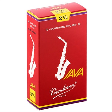 《硬さ：2-1/2》アルトサックス用リード バンドレン JAVA(ジャバ) ファイルド レッドカット 【宅配便発送】【正規輸入品】