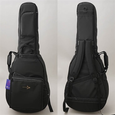 IKEBE ORDER Protect Case for Acoustic Guitar [000用/ブラック w/ホワイトステッチ] ナスカ