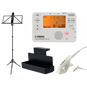 YAMAHA ヤマハ / TDM-710IV チューナー & メトロノーム 4点セット（TDM-710IV/TM-40IV/MS-RKDX/MS-260AL） 【セットがお買い得!!】