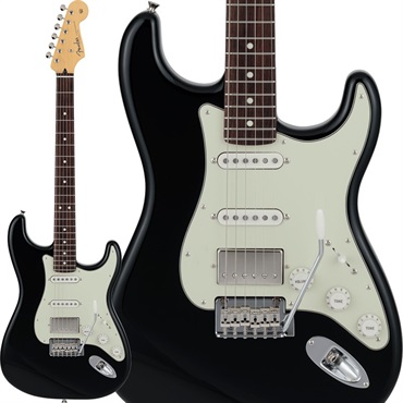 Fender Made in Japan 2024 Collection Hybrid II Stratocaster HSS (Black/Rosewood)