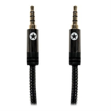TRRS 3.5mm JACK CABLE 1.8M（ブラックスター）