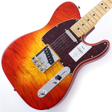 2024 Collection Hybrid II Telecaster FMT (Flame Sunset Orange Transparent/Maple)