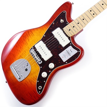 2024 Collection Hybrid II Jazzmaster FMT (Flame Sunset Orange Transparent/Maple)