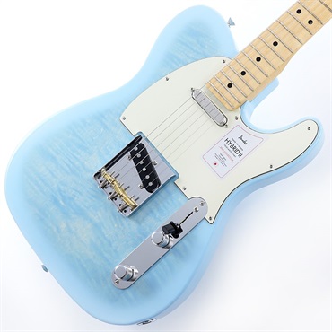Fender Made in Japan 2024 Collection Hybrid II Telecaster FMT (Flame Celeste Blue/Maple)
