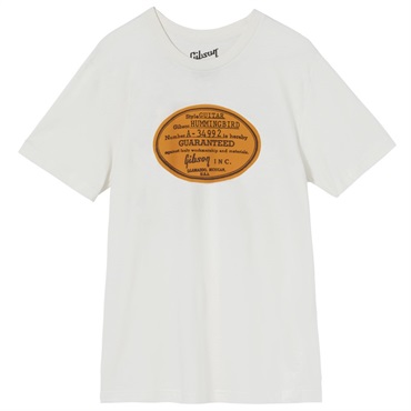 Gibson 【夏先取り大特価セール】Acoustic Label Tee (Vintage White)(Extra Large) [GA-TEE-LBL-WHT-XL]